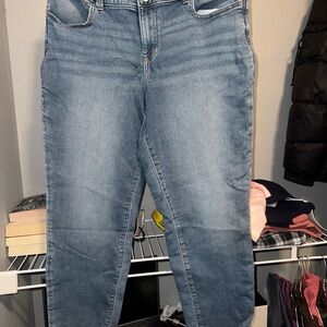 Maurices Light Blue Straight Leg Jeans